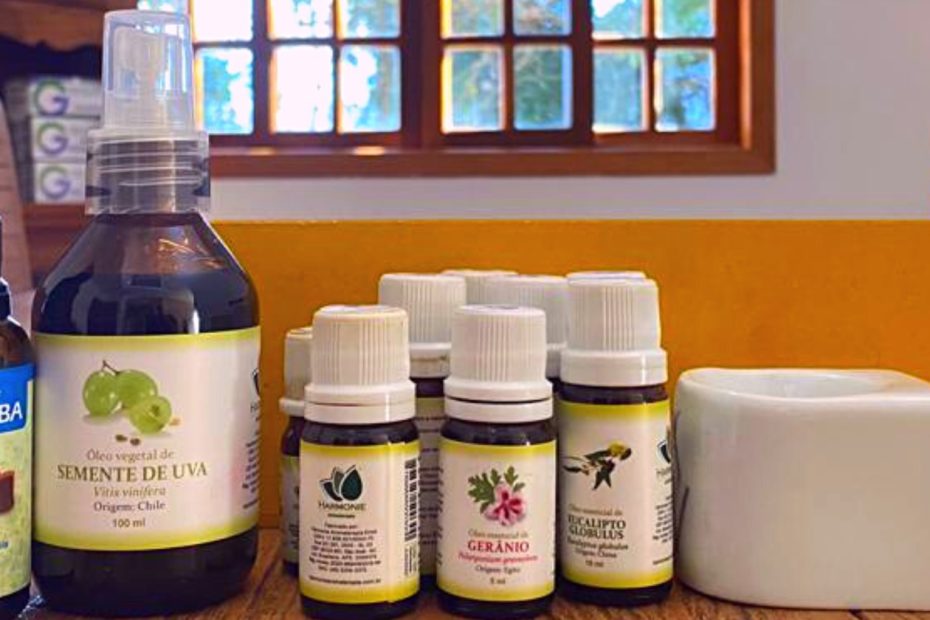kit aromaterapia em casa